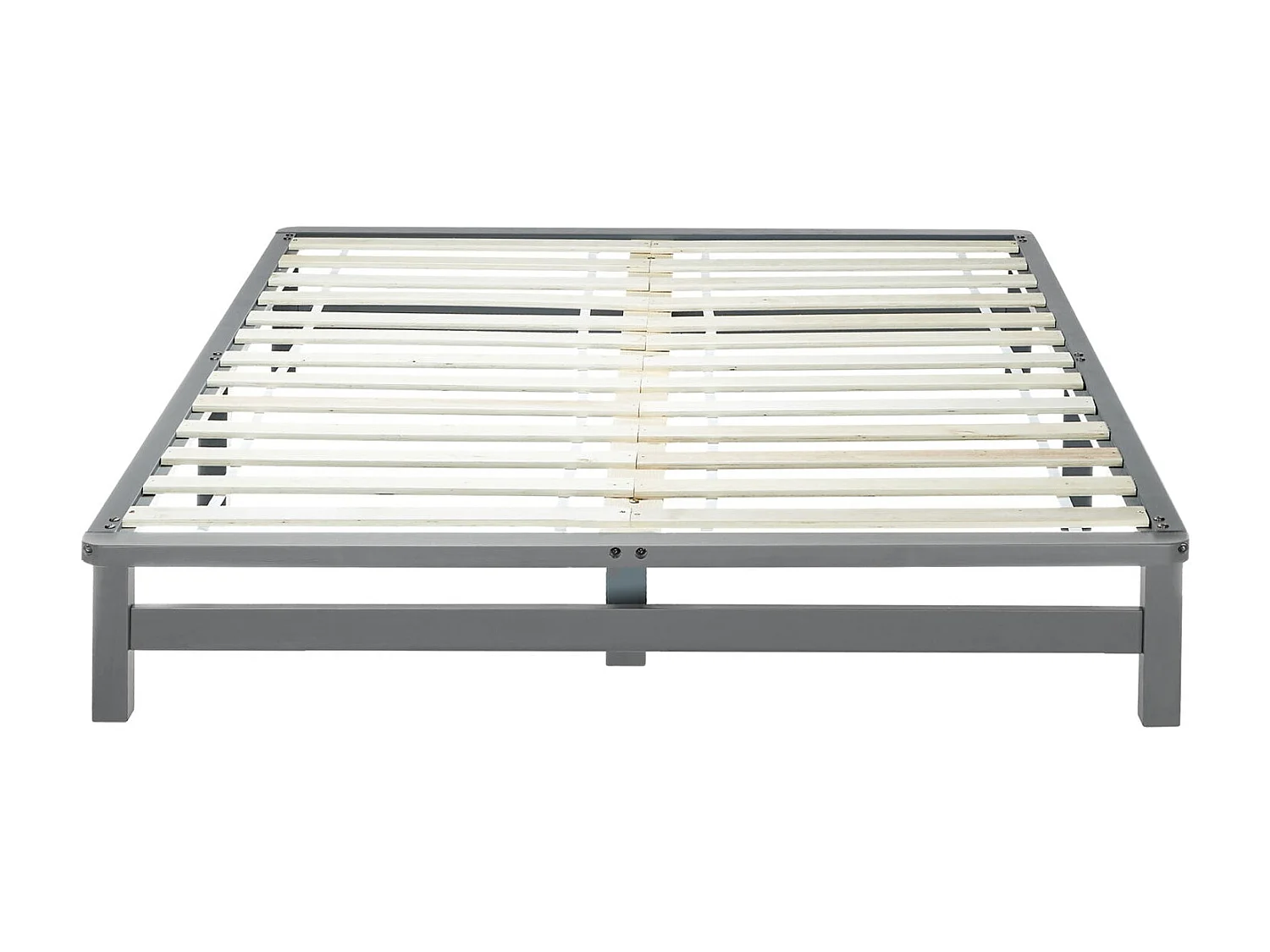 Lit design palette avec bois marron 140 x 200 x 25 cm LIT06222