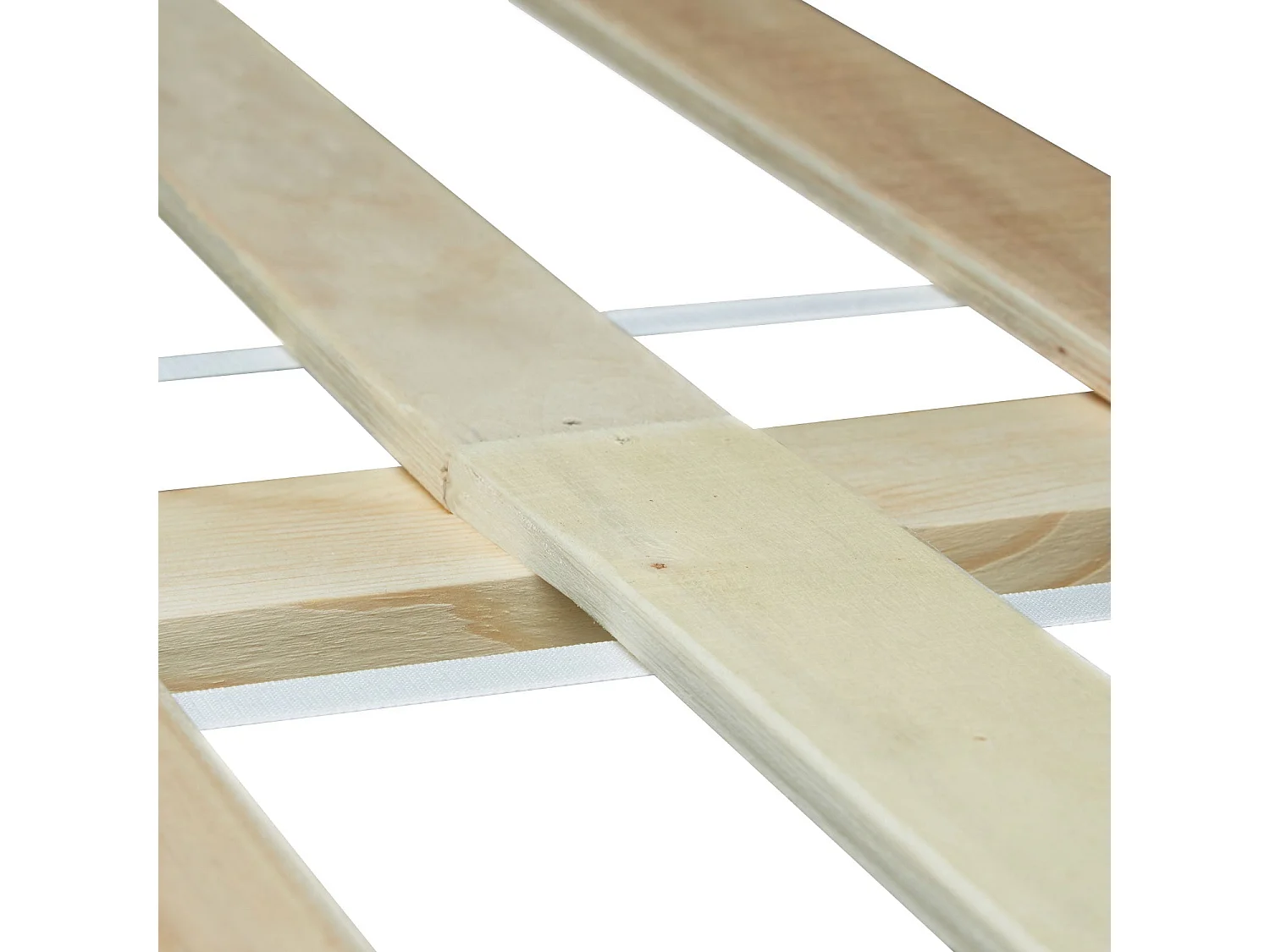 Lit design palette avec bois blanche 200 x 140 x 28 cm LIT06240