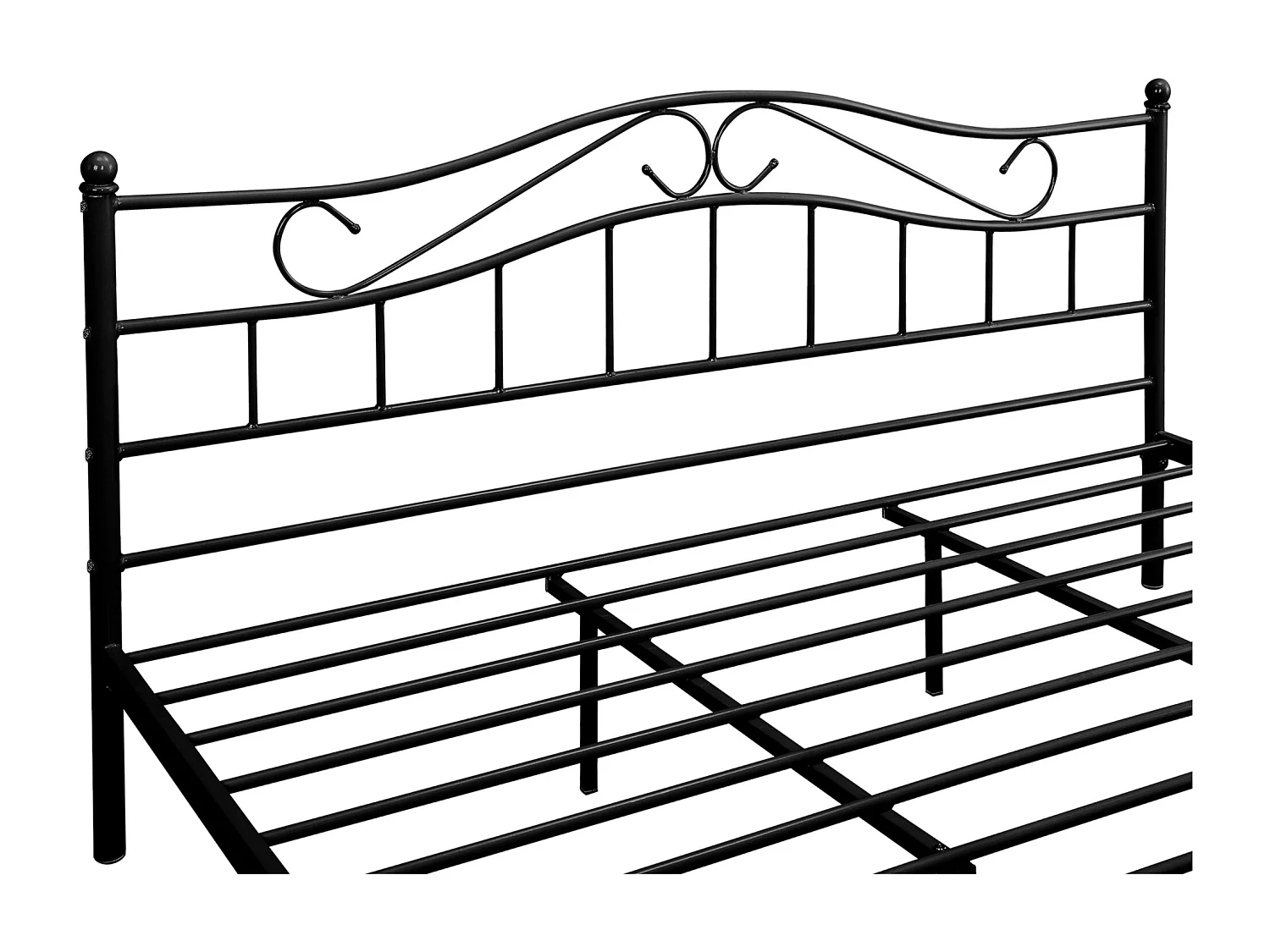 Lit double cadre en argentée 208 x 186 x 84 cm 03_0002672