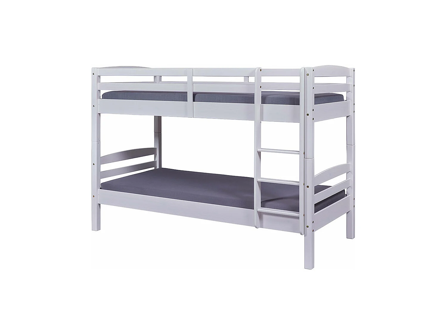 Ancki Lit superposé, blanc laqué.