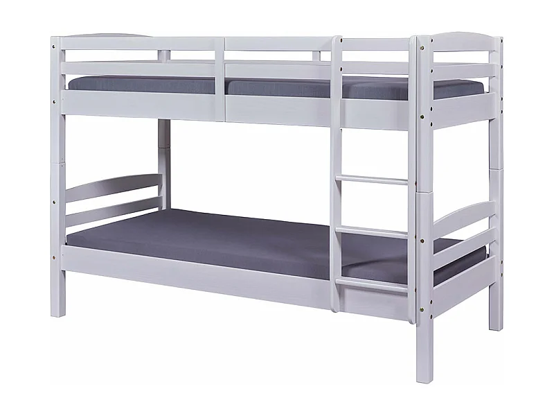 Ancki stapelbed wit gelakt.