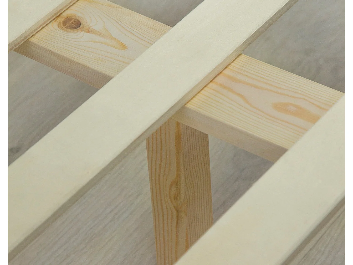 Lit double 2 personnes bois marron 204 x 164 x 66 cm LIT06163