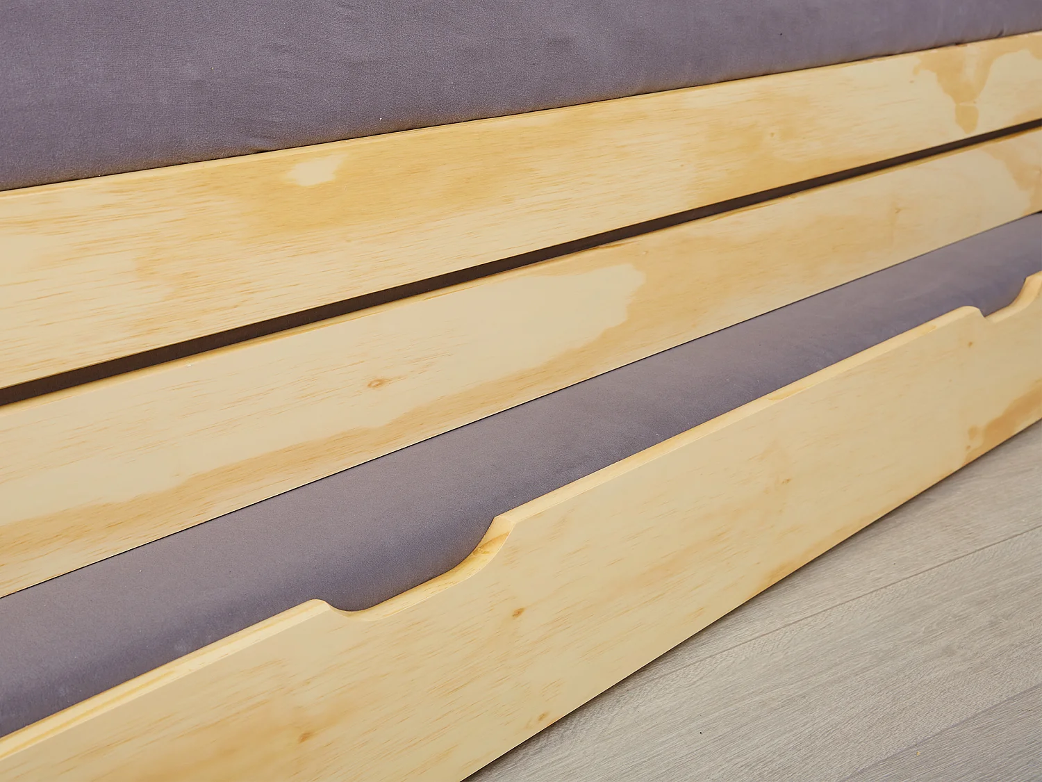 Lotved Lit 90x200 cm, 3 places, naturel.