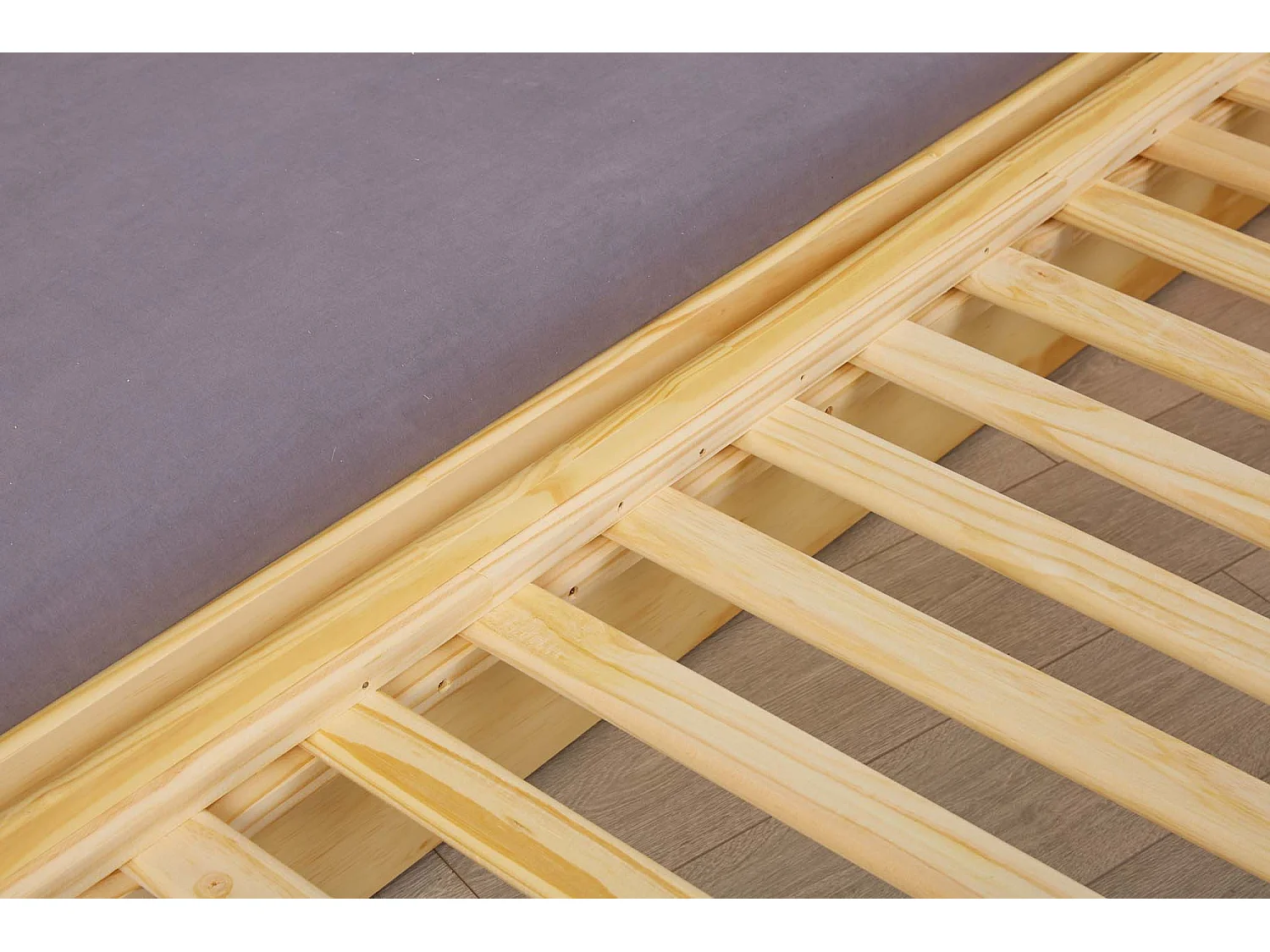 Lotved Lit 90x200 cm, 3 places, naturel.