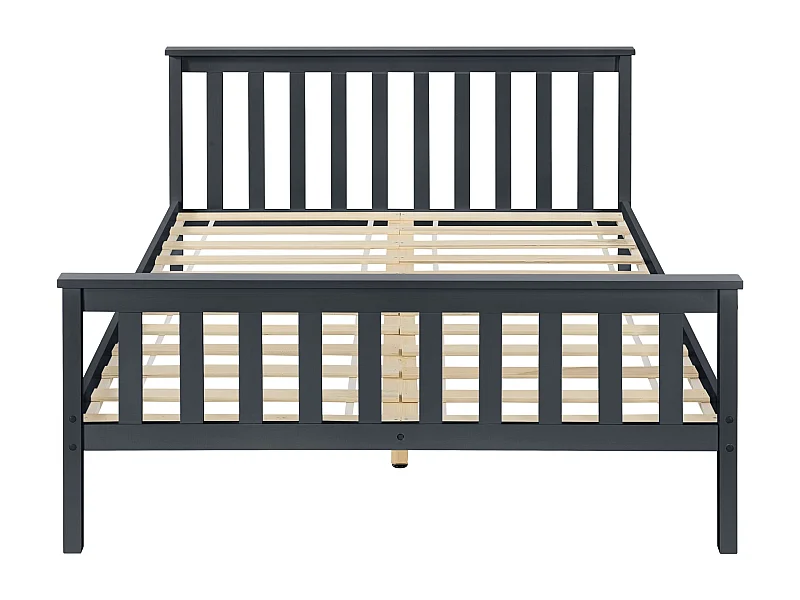 Lit adultes en bois bois marron 208 x 188 x 82 cm 03_0002703