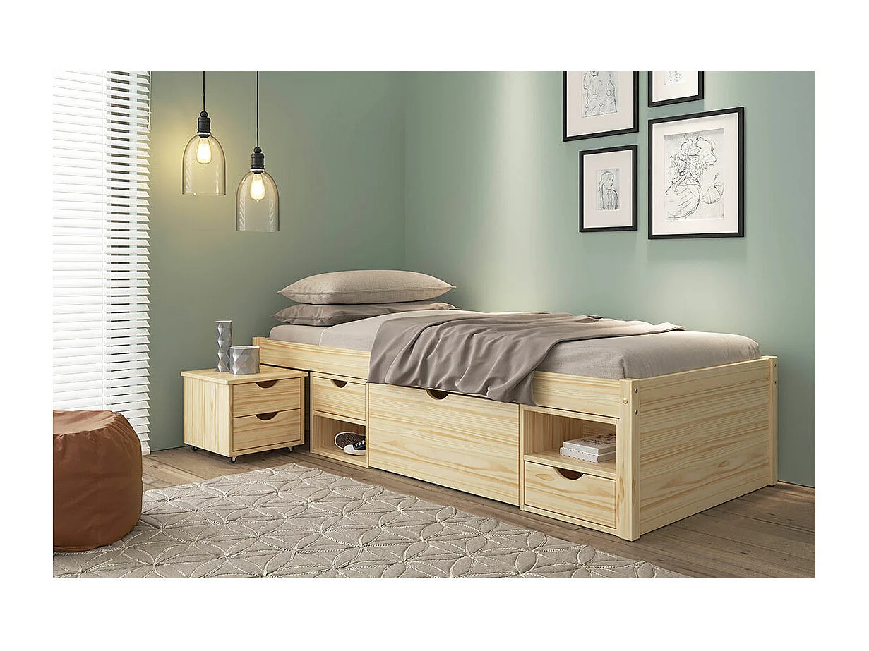 Cluse Lit 90x200 cm naturel.