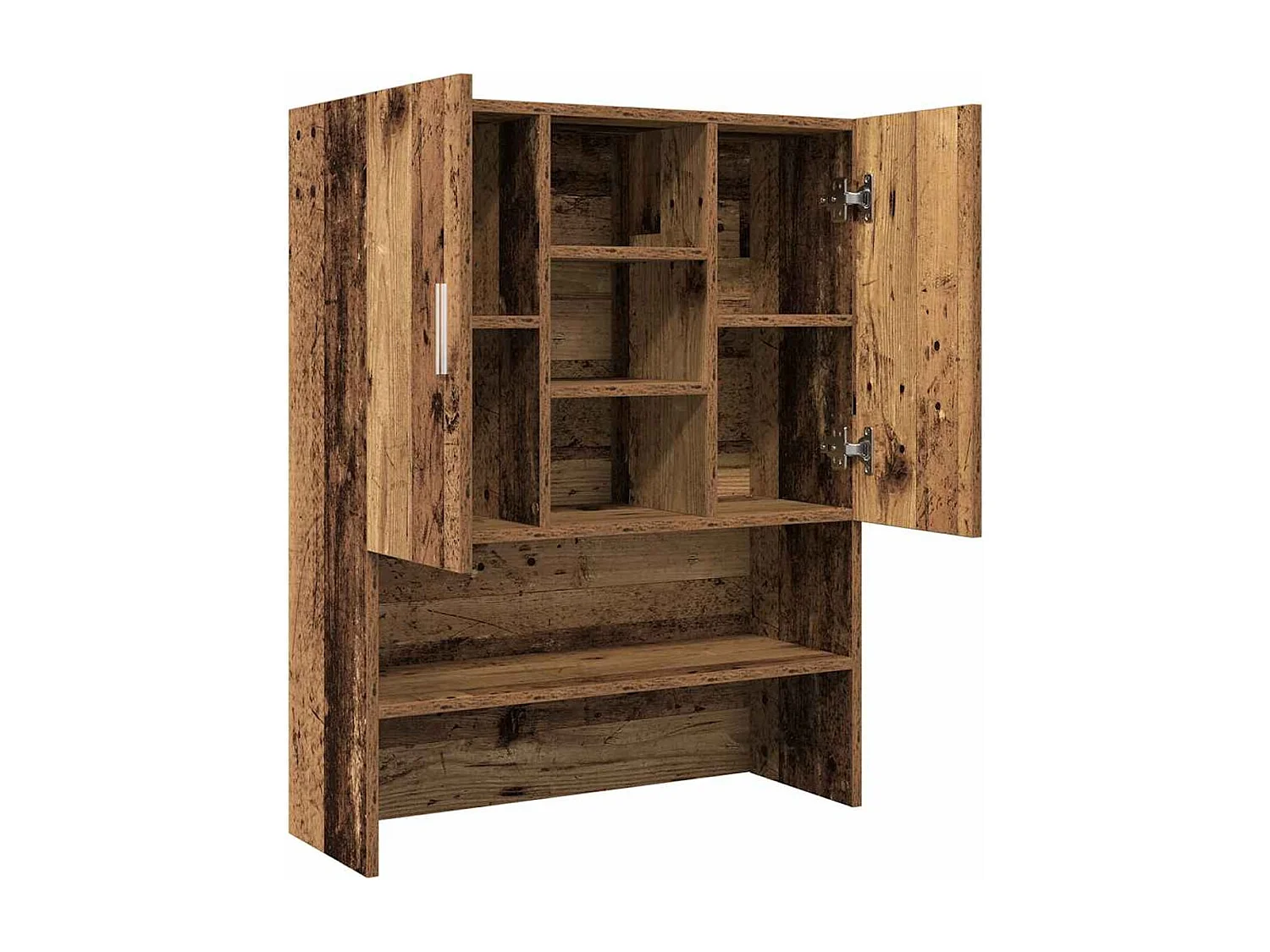 Meuble pour machine à laver vieux bois 70,5x25,5x90 cm
