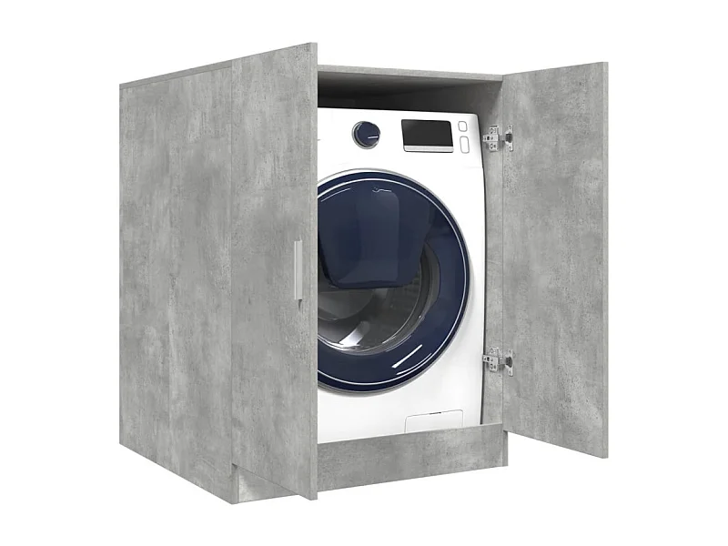 Meuble pour machine à laver Gris béton 70,5x71,5x91,5 cm