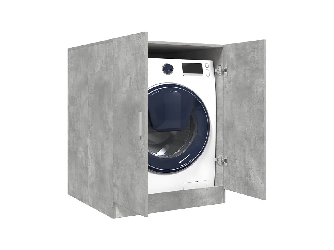 Meuble pour machine à laver Gris béton 70,5x71,5x91,5 cm
