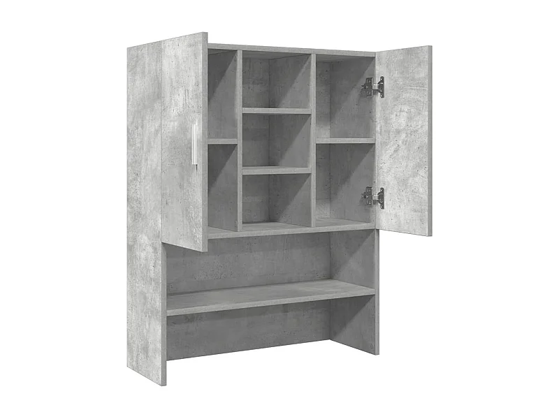 Meuble pour machine à laver Gris béton 70,5x25,5x90 cm