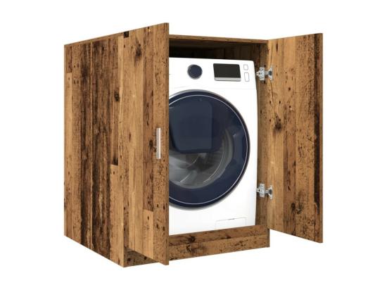 vente unique Meuble pour machine à laver vieux bois 70 5x71 5x91 5 cm