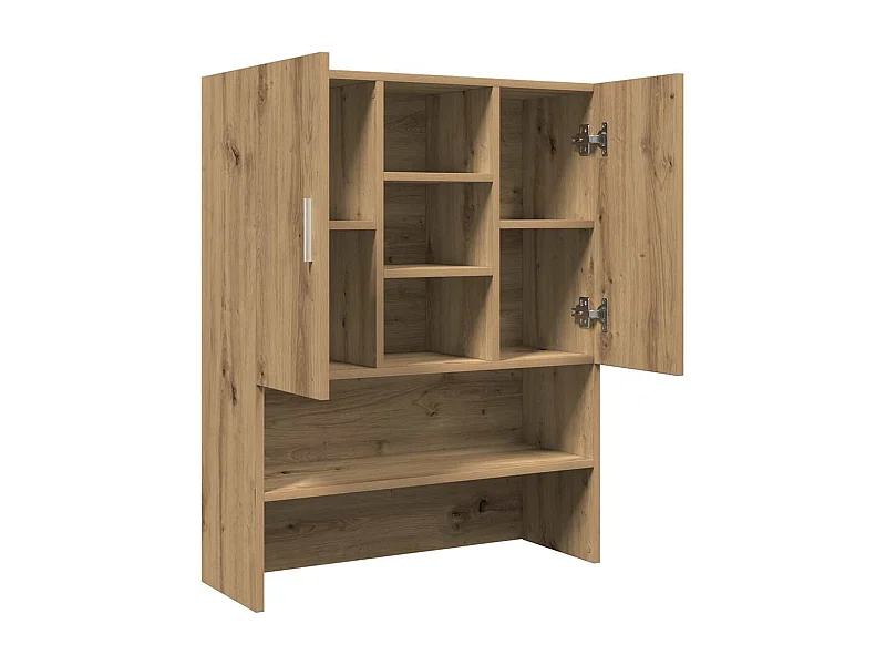 Meuble pour machine à laver chêne artisanal 70,5x25,5x90 cm