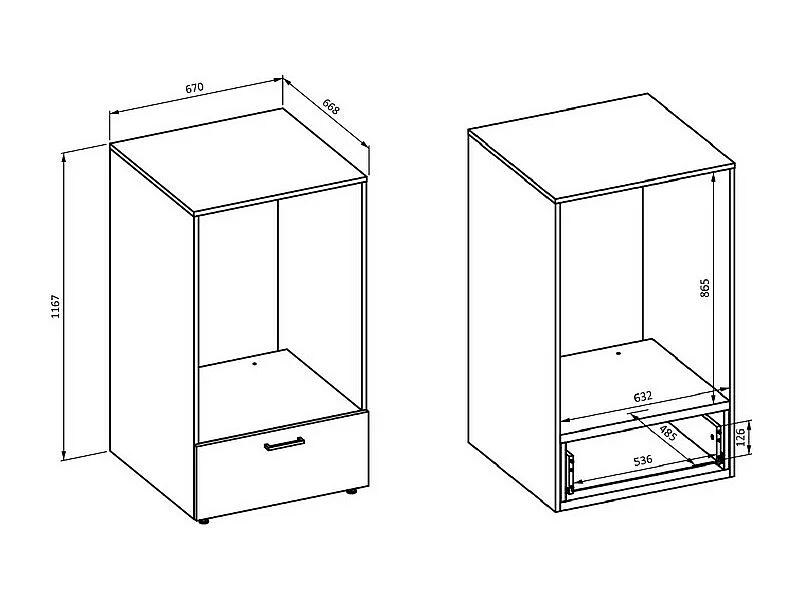 Ensemble de meuble de rangement pour machine à laver collection WASHING – Meuble bas et meuble haut – Taupe et chêne