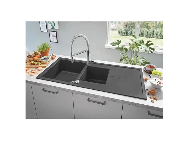 Evier composite avec égouttoir - GROHE - K400