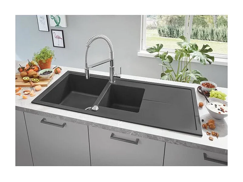 Evier composite avec égouttoir - GROHE - K400