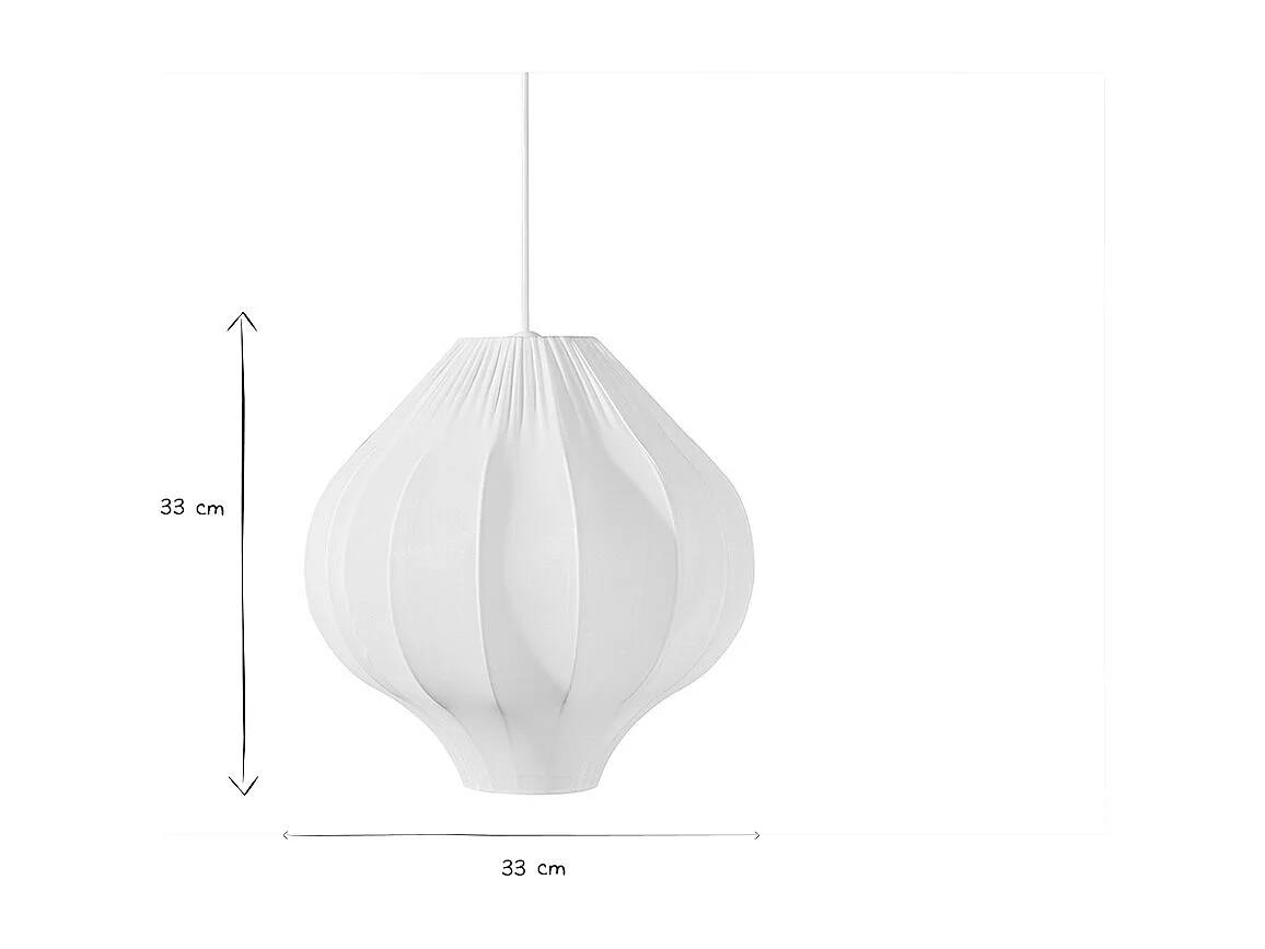 Suspension en tulle blanc L33 cm SHELL