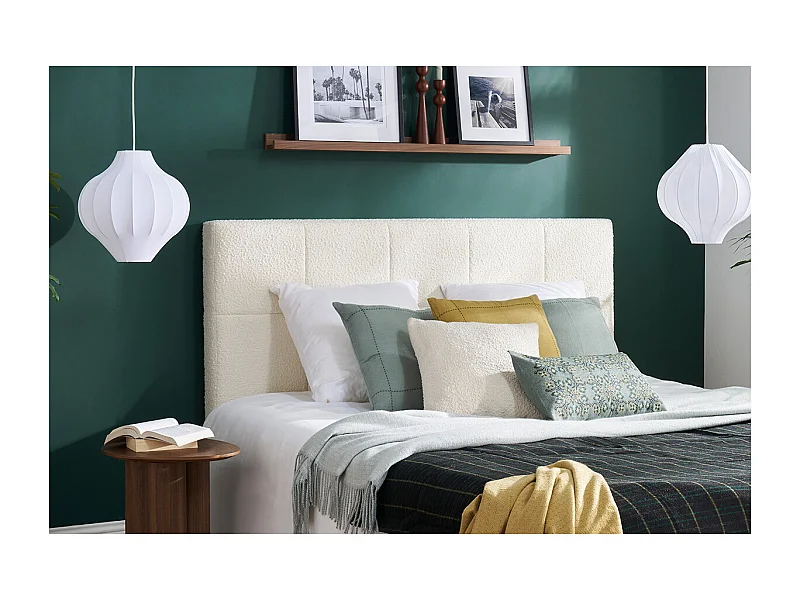 Lampada a sospensione in tulle bianco L33 cm SHELL