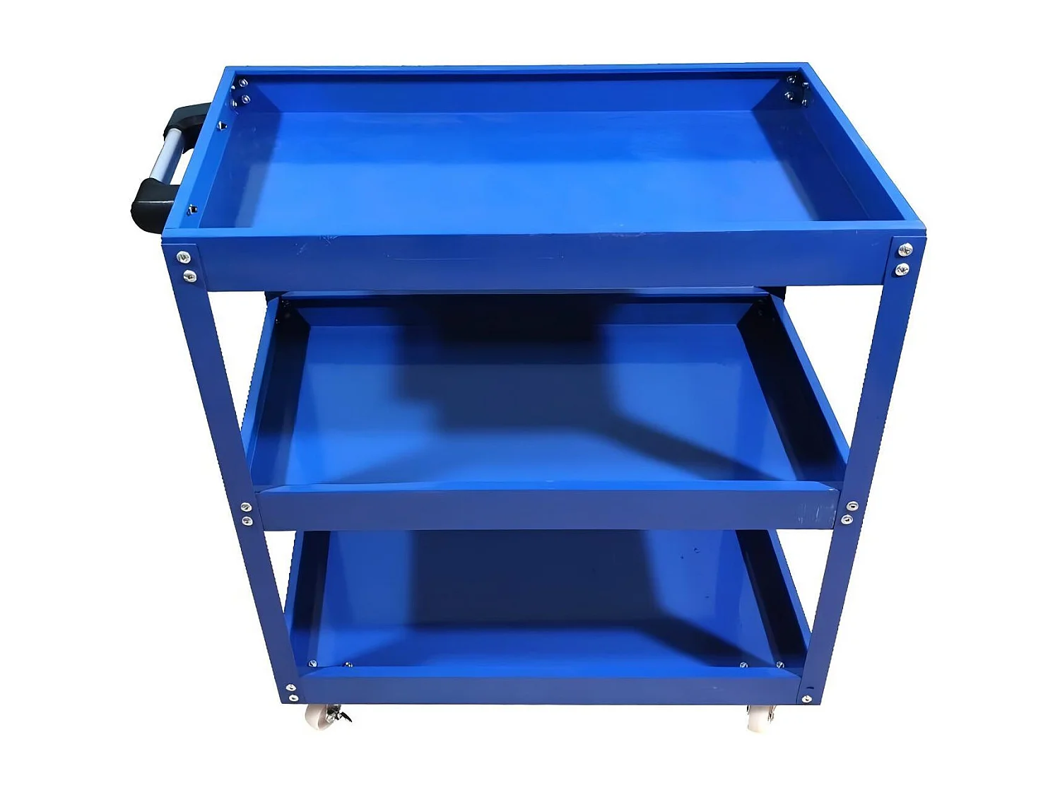 Chariot à outils pour atelier, stockage d'outils, roue caoutchouc solide, max200kg, 66x36x74cm