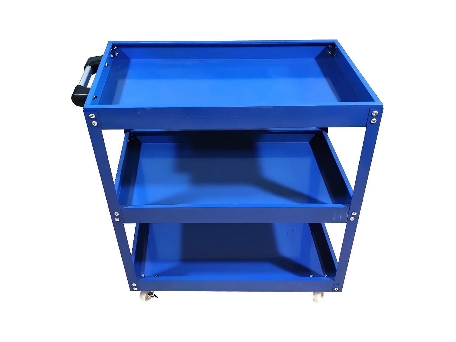 Chariot à outils pour atelier, stockage d'outils, roue caoutchouc solide, max200kg, 66x36x74cm