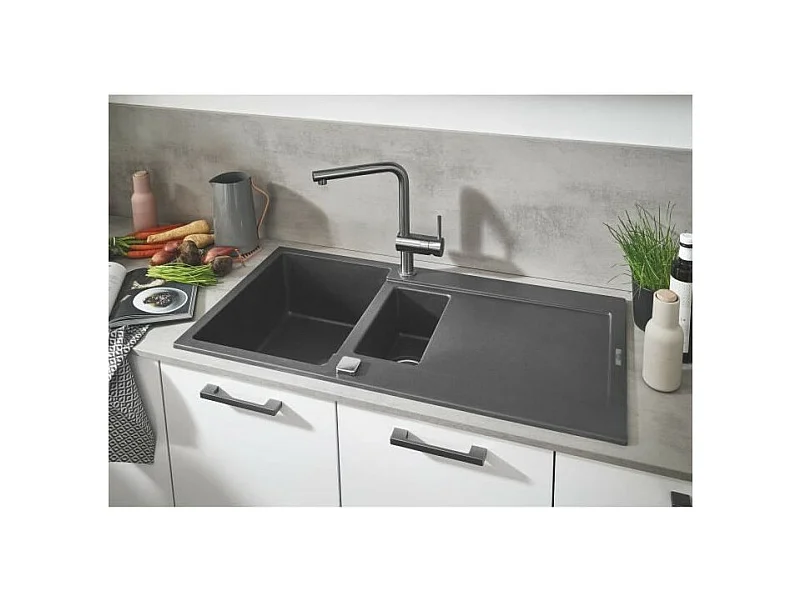 Evier composite avec egouttoir - GROHE - K500