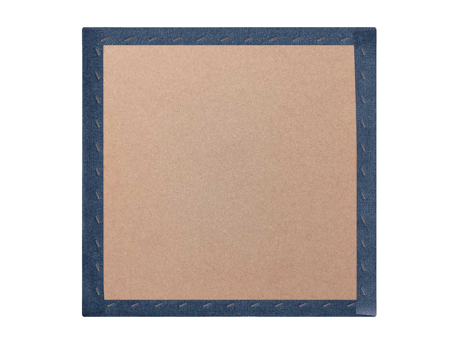 DHOME Lot de 6 Panneaux Rembourrés en Tissu Aqualine Autocollants pour Mur Acoustiques Absorbants Protection contre les Chocs (Bleu, 50x50cm, x6)