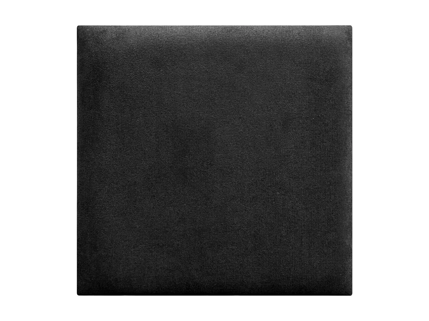 DHOME Selbstklebende gepolsterte Wandpaneele aus Acualine-Stoff, schallabsorbierend, stoßfest, Kopfteile, Dekoration (Schwarz, 50x50cm)