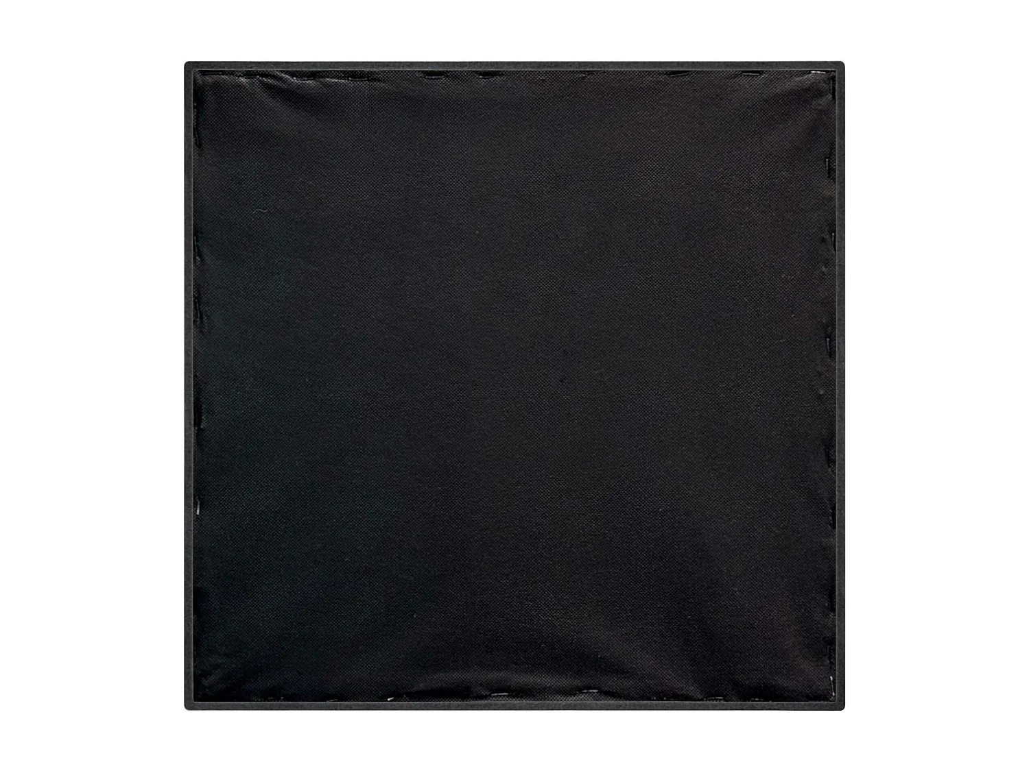 DHOME Pannelli Rivestiti in Tessuto Autoadesivi per Parete Acustici Assorbenti Protezione Impatti Testiere Decorazione (Nero, 50x50cm)