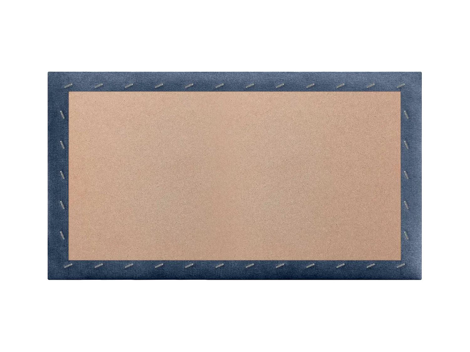 DHOME Lot de 6 Panneaux Rembourrés en Tissu Aqualine Autocollants pour Mur Acoustiques Absorbants Protection contre les Chocs (Bleu, 60x50cm, x6)