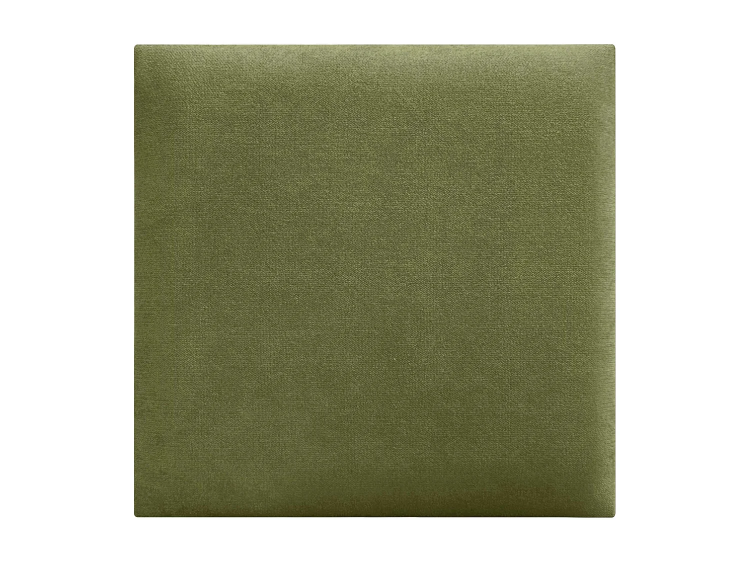 DHOME Panneaux Rembourrés en Tissu Autocollants pour Mur Acoustiques Absorbants Protection contre les Chocs Têtes de Lit  (Vert, 50x50cm)