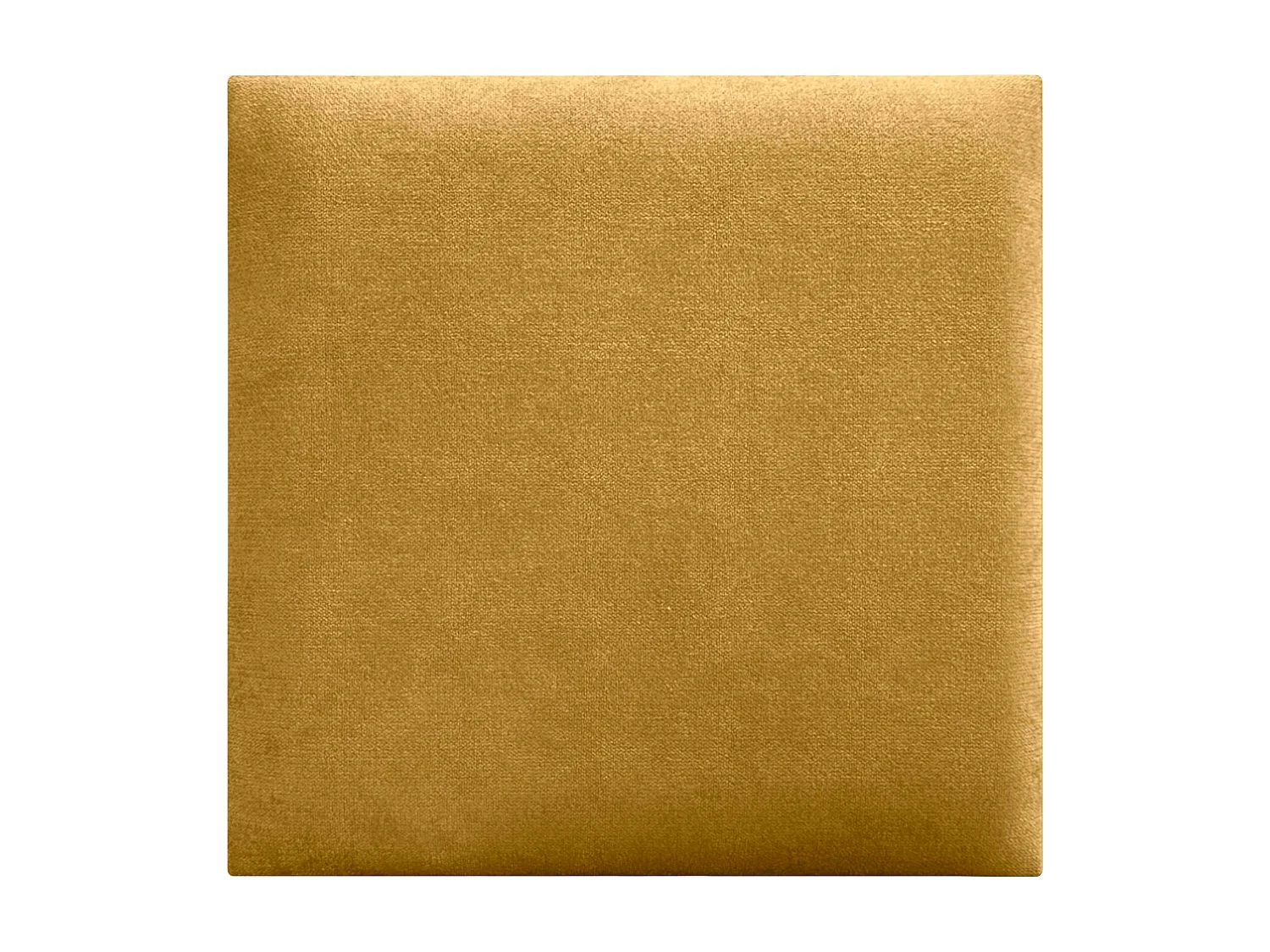 DHOME Lot de 1 Panneaux muraux en tissu auto-adhésifs Panneaux muraux absorbants acoustiques Protection contre les chocs (Moutarde, 50x50cm, x1)