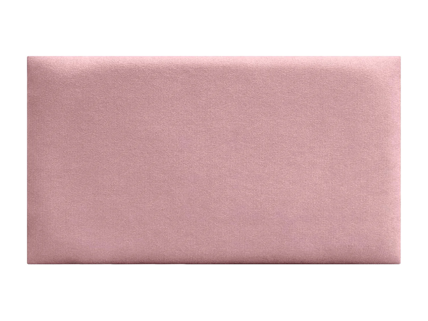 DHOME Set aus 1 Selbstklebendes, gepolstertes Stoffpaneel für Wand, schallabsorbierend, stoßfest, Kopfteil (Rosa, 60x40cm, x1)