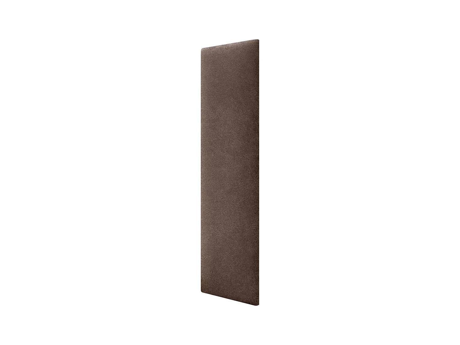 DHOME Panneaux Rembourrés en Tissu Autocollants pour Mur Acoustiques Absorbants Protection contre les Chocs Têtes de Lit  (Marron chocolat, 60x20cm)