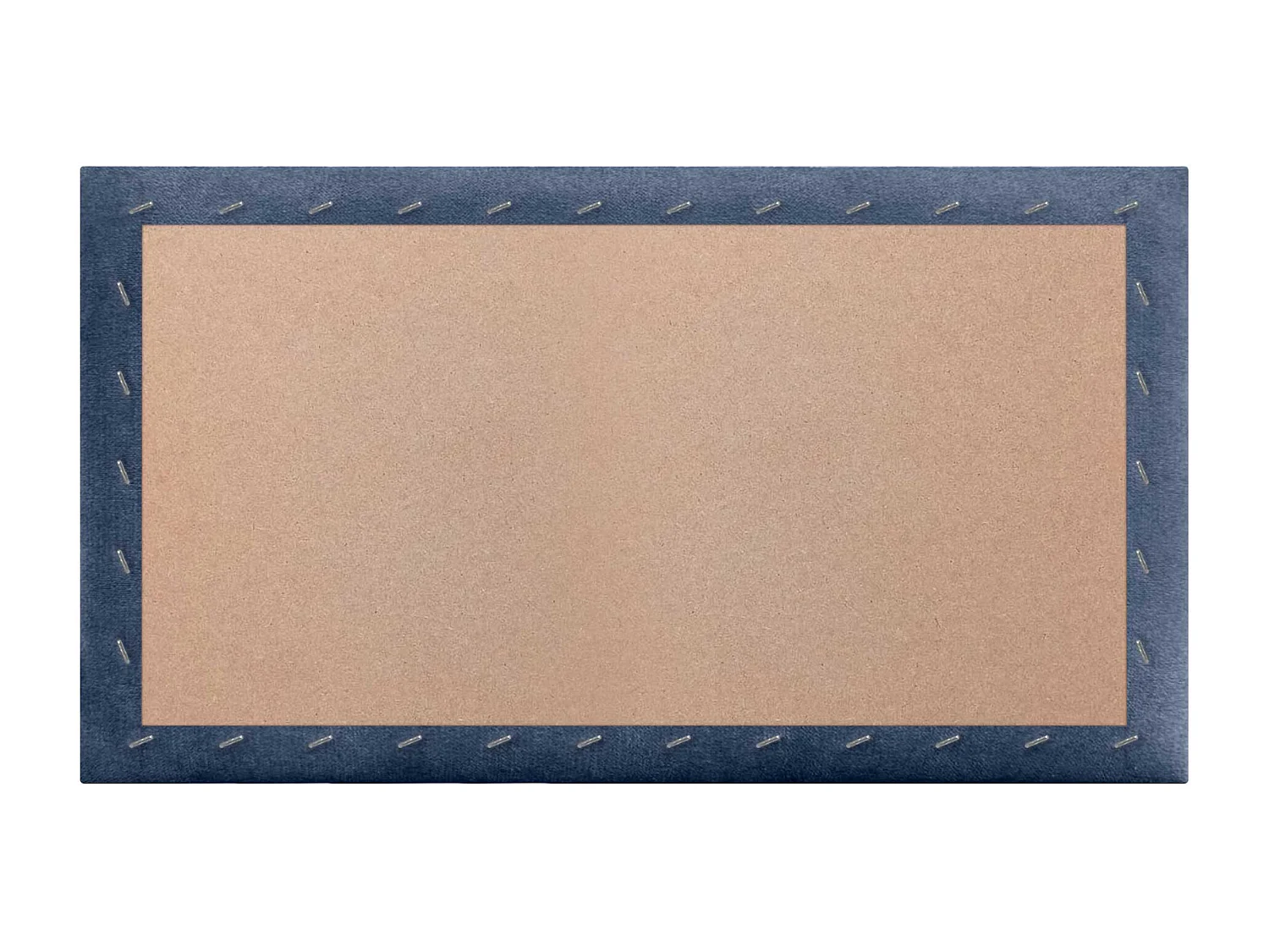DHOME Lot de 6 Panneaux Rembourrés en Tissu Aqualine Autocollants pour Mur Acoustiques Absorbants Protection contre les Chocs (Bleu, 50x30cm, x6)