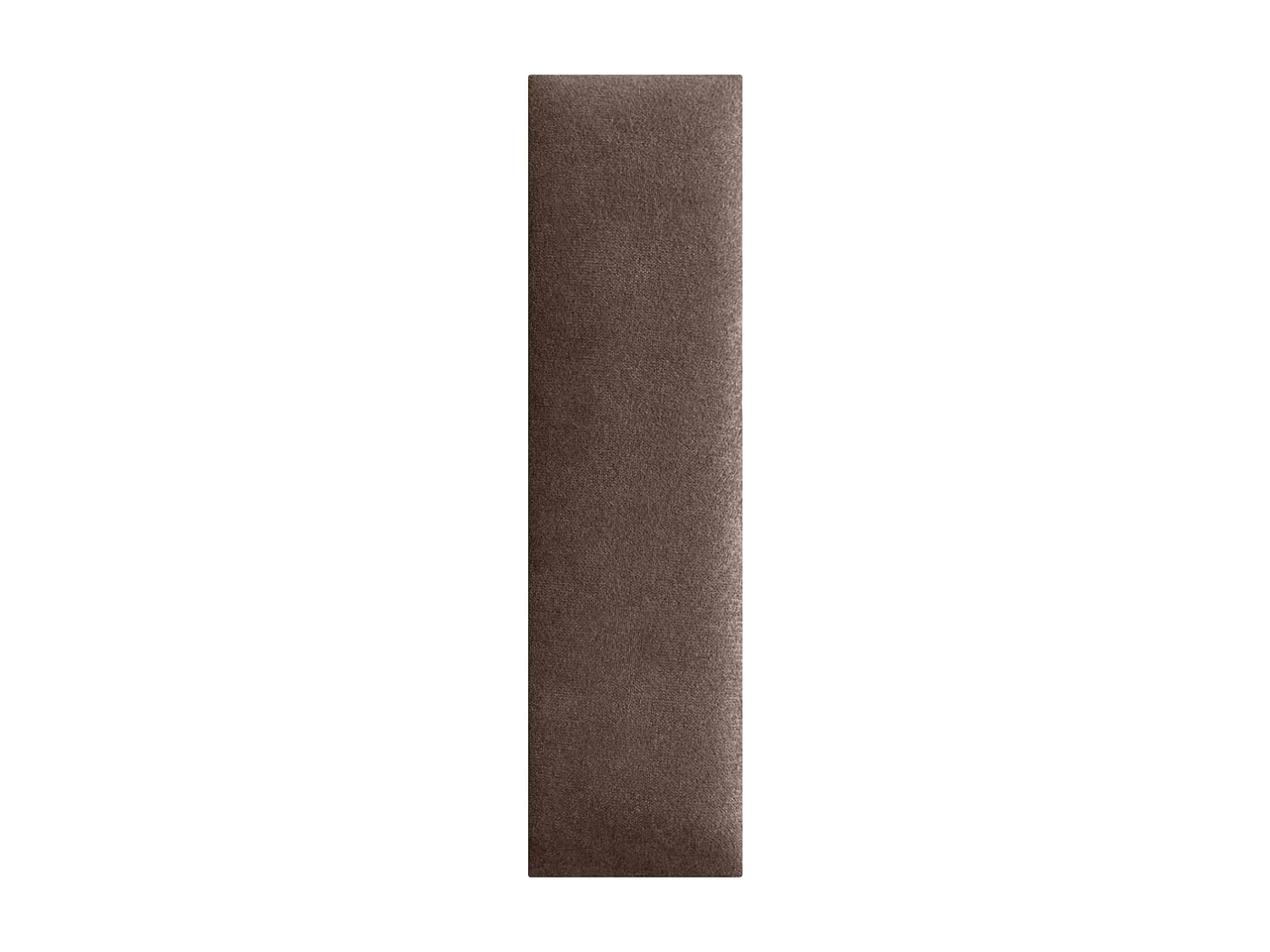DHOME Lot de 1 Panneaux muraux en tissu auto-adhésifs Panneaux muraux absorbants acoustiques Protection contre les choc (Marron chocolat, 60x20cm, x1)