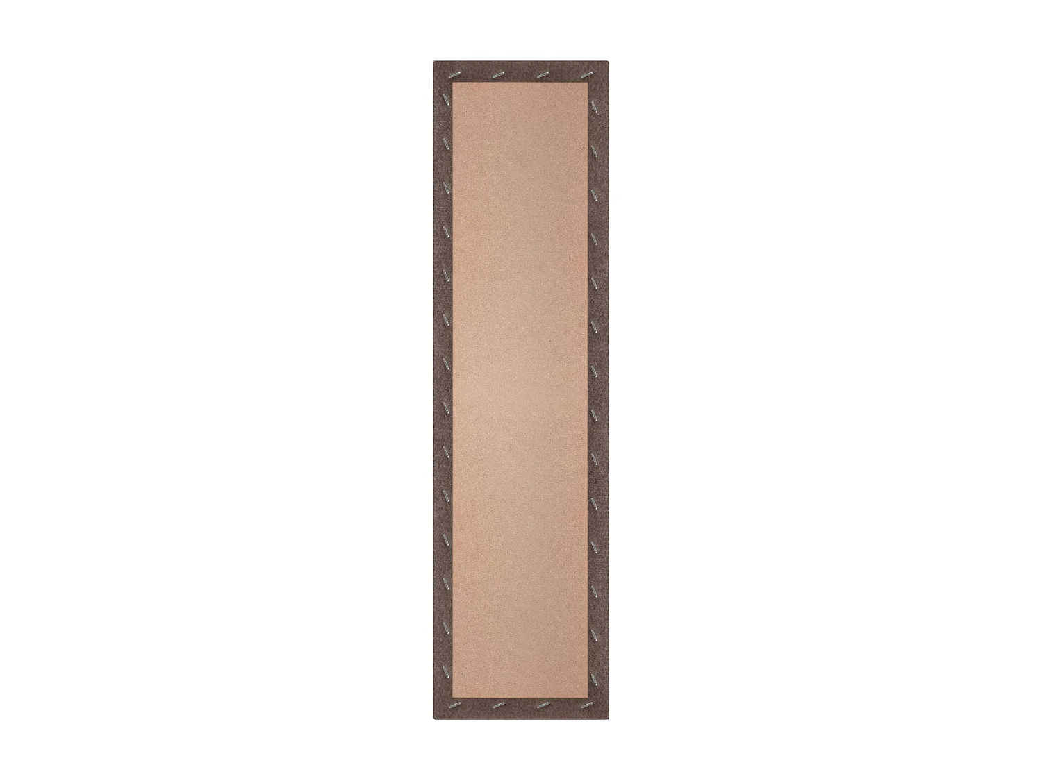DHOME Lot de 1 Panneaux muraux en tissu auto-adhésifs Panneaux muraux absorbants acoustiques Protection contre les choc (Marron chocolat, 60x20cm, x1)