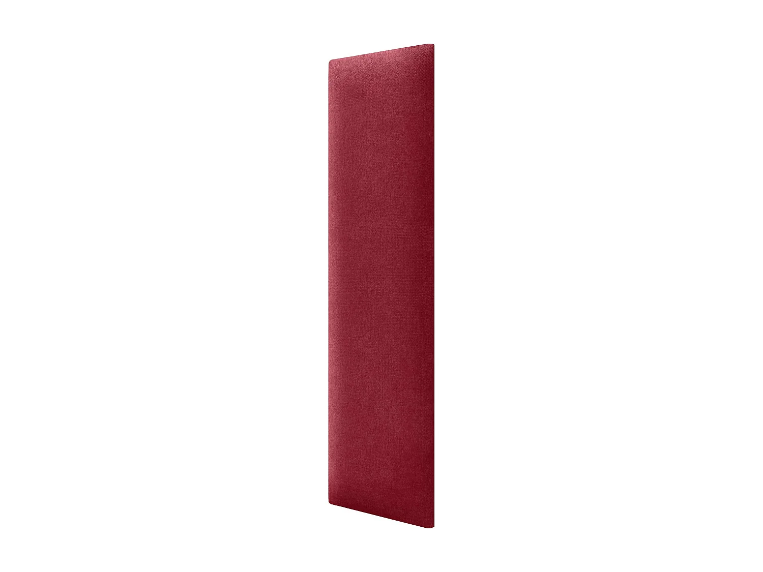 DHOME Lot de 6 Panneaux Rembourrés en Tissu Aqualine Autocollants pour Mur Acoustiques Absorbants Protection contre les Chocs (Rouge, 60x20cm, x6)