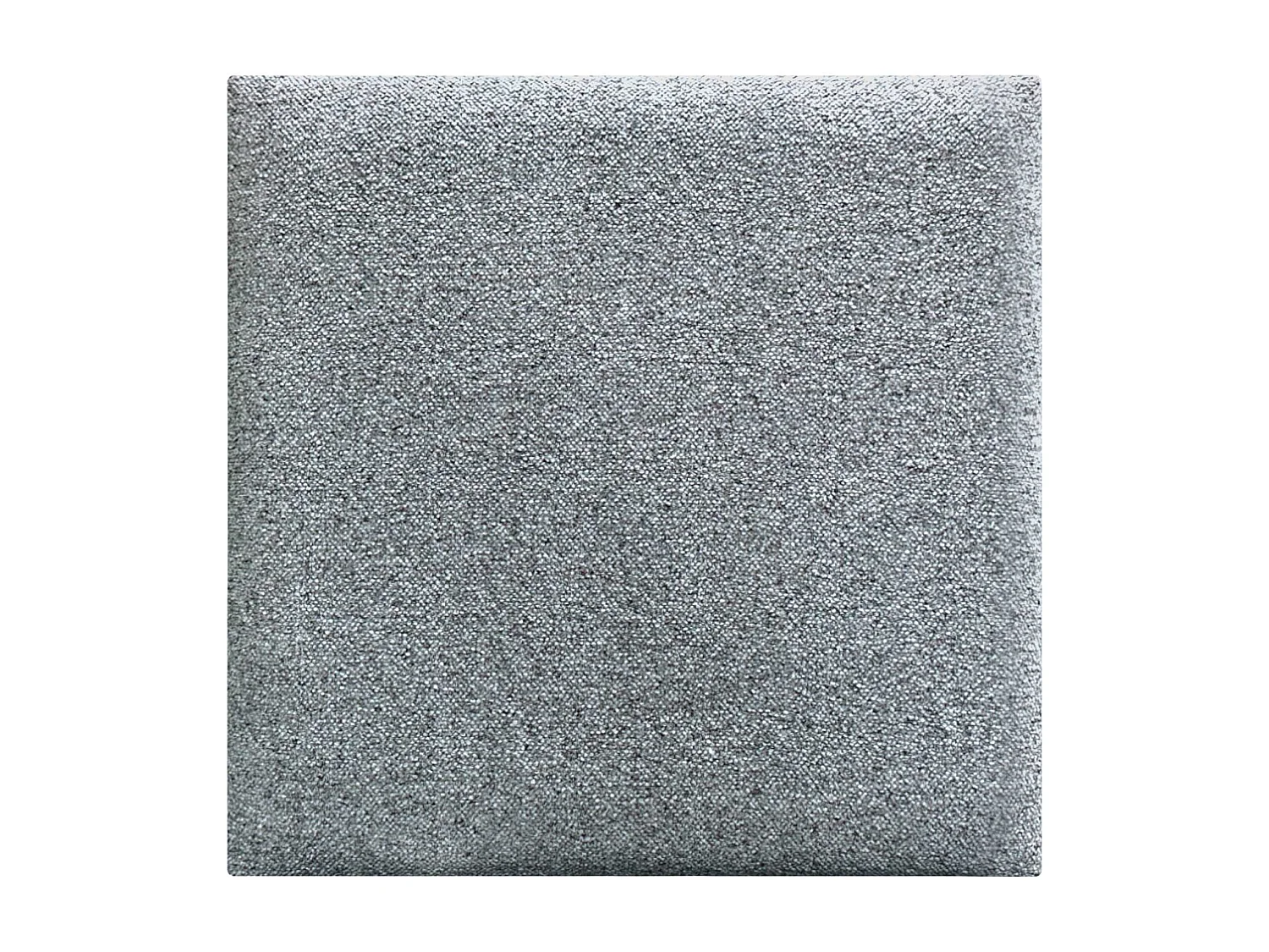 DHOME Pannelli Rivestiti in Tessuto Autoadesivi per Parete Acustici Assorbenti Protezione Impatti Testiere Decorazione (Grigio perla, 50x50cm)