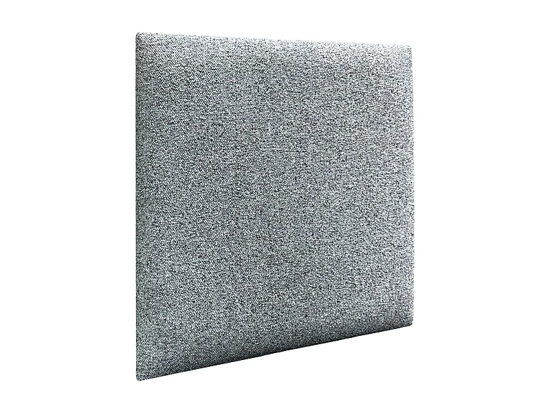 DHOME Pannelli Rivestiti in Tessuto Autoadesivi per Parete Acustici Assorbenti Protezione Impatti Testiere Decorazione (Grigio perla, 50x50cm)
