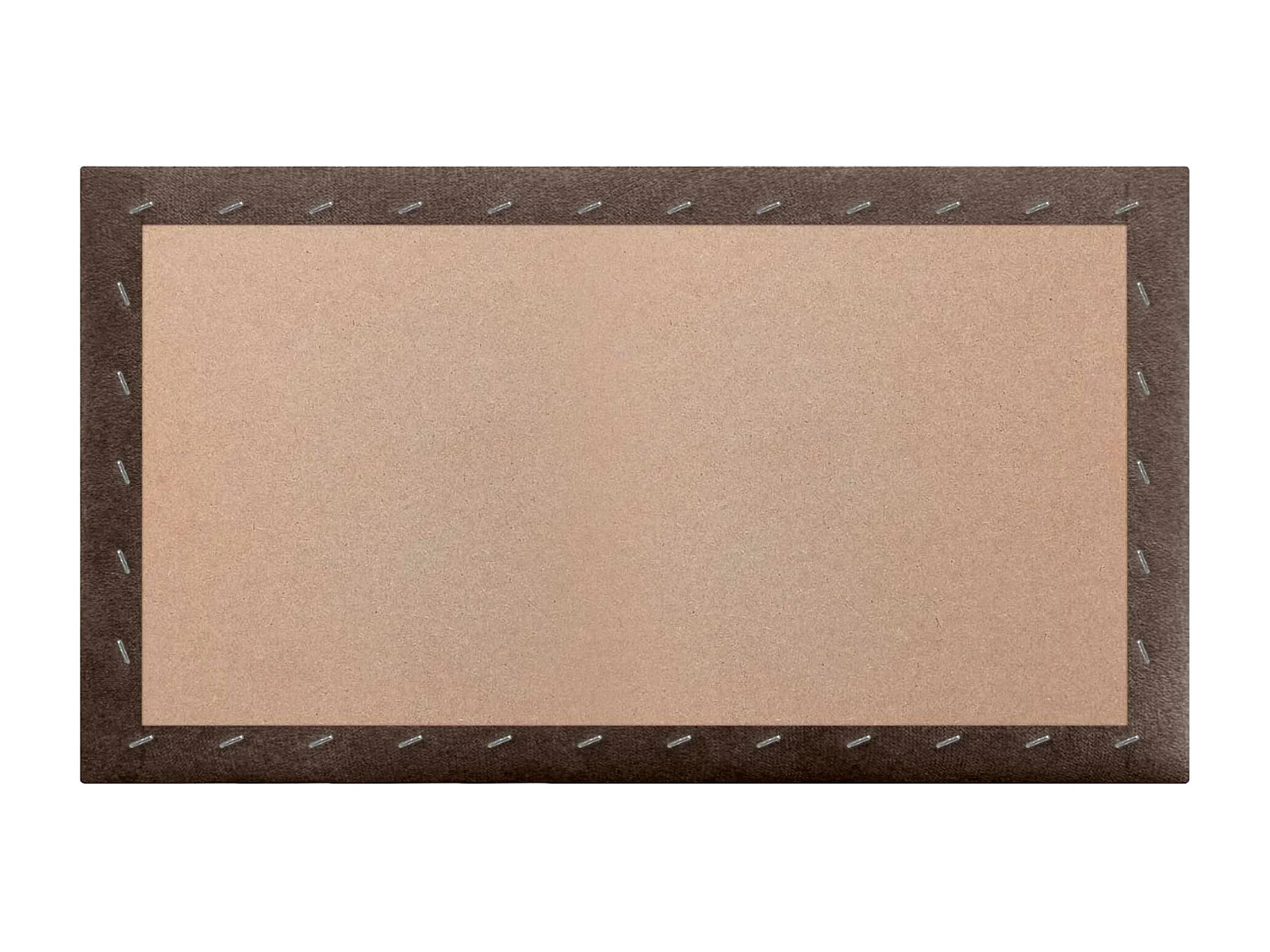 DHOME Lot de 8 Panneaux Rembourrés en Tissu Aqualine Autocollants pour Mur Acoustiques Absorbants Protection contre (Marron chocolat, 50x30cm, x8)