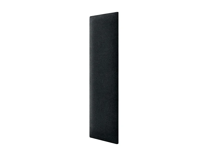 DHOME Paneles Tapizados de Tela Acualine Autoadhesivos para Pared Acústicos Absorbentes Protección Impactos Cabeceros Decoración (Negro, 60x20cm)
