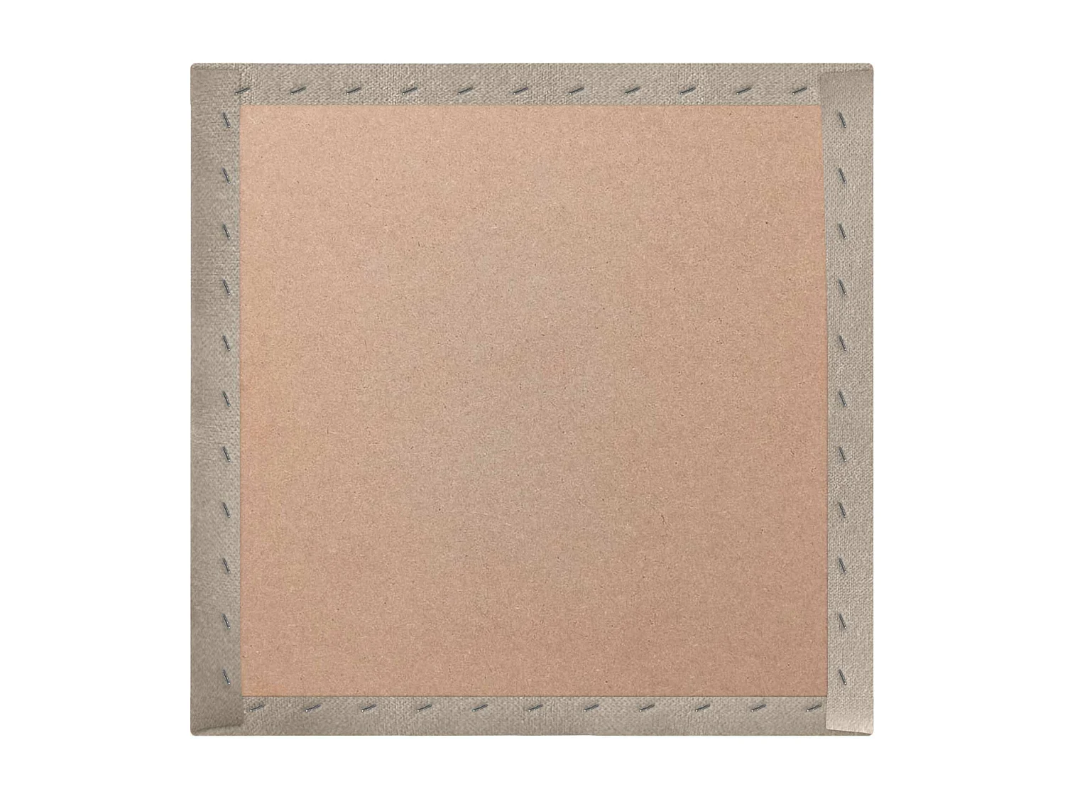 DHOME Lot de 6 Panneaux Rembourrés en Tissu Aqualine Autocollants pour Mur Acoustiques Absorbants Protection contre les Chocs (Beige, 50x50cm, x6)
