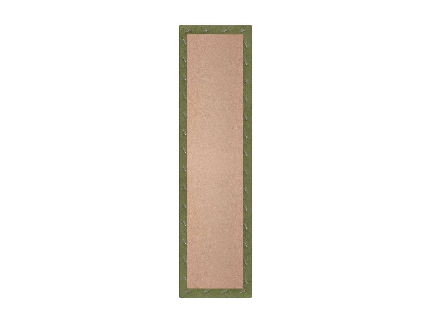 DHOME juego de 1 Panel Tapizado de Tela Autoadhesivos para Pared Acústicos Absorbentes Protección Impactos Cabeceros (Verde, 60x20cm, x1)