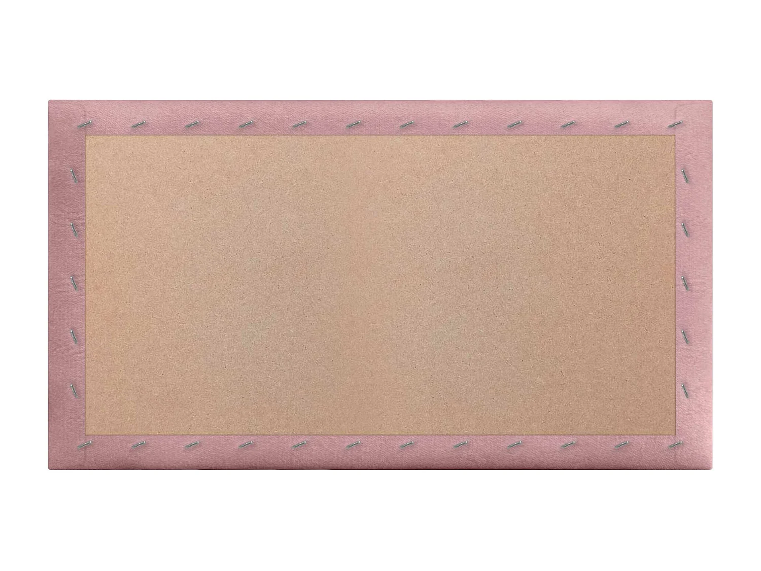 DHOME set van 6 zelfklevende gestoffeerde panelen voor muur, geluidsabsorberend, schokbescherming, hoofdbord (Roze, 50x30cm, x6)