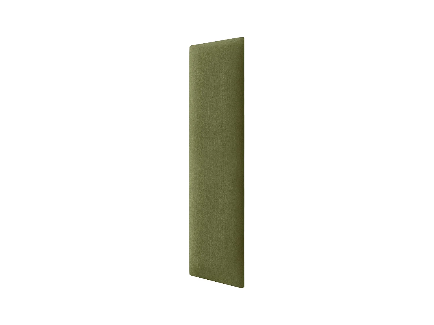 DHOME Pannelli Rivestiti in Tessuto Autoadesivi per Parete Acustici Assorbenti Protezione Impatti Testiere Decorazione (Verde, 60x20 cm)