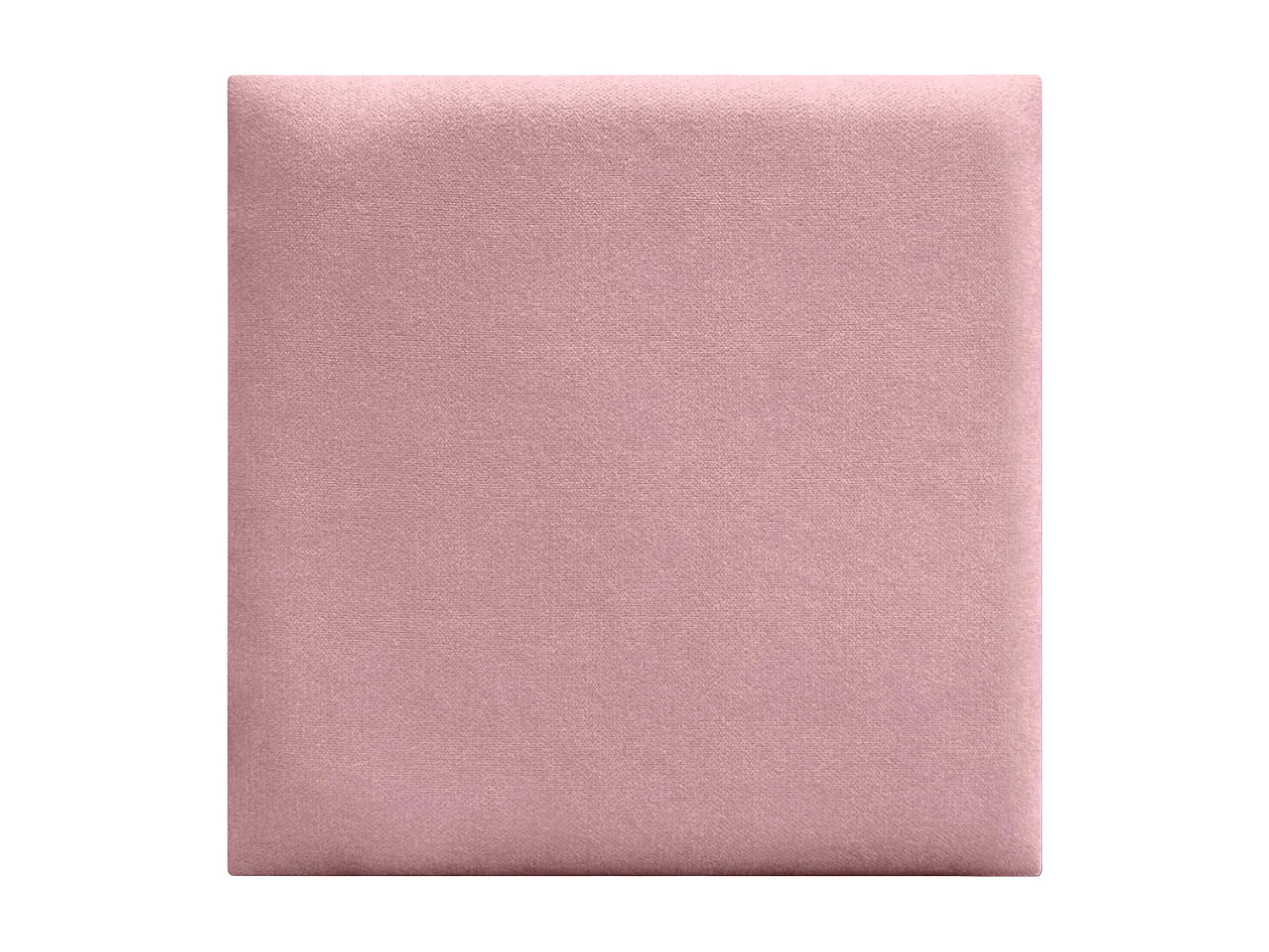 DHOME Lot de 1 Panneaux muraux en tissu auto-adhésifs Panneaux muraux absorbants acoustiques Protection contre les chocs (Rose, 60x60cm, x1)