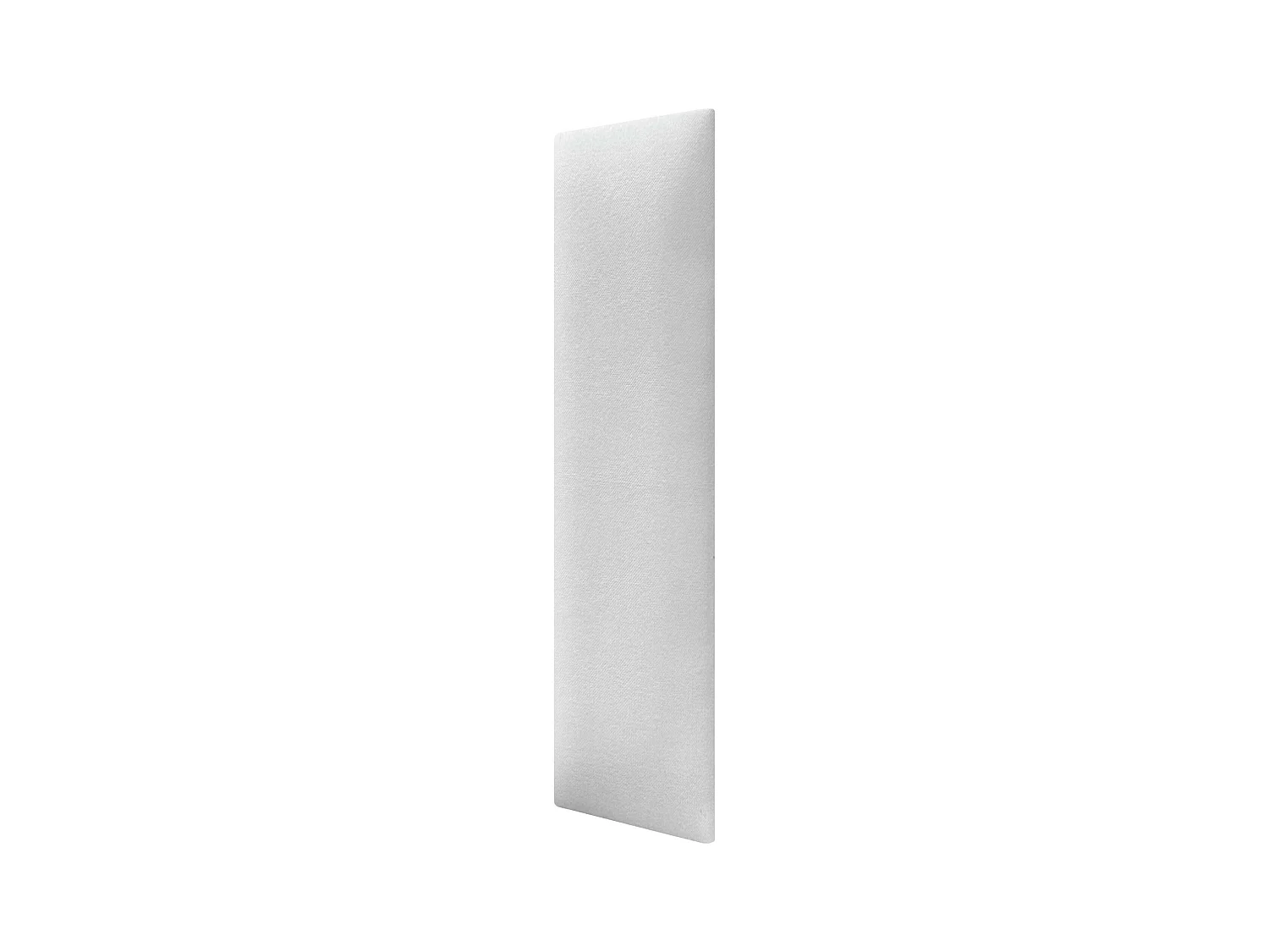 DHOME Painéis Estofados de Tecido Autoadesivos para Parede Acústicos Absorventes Proteção contra Impactos Cabeceiras Decoração (Branco, 60x20cm)