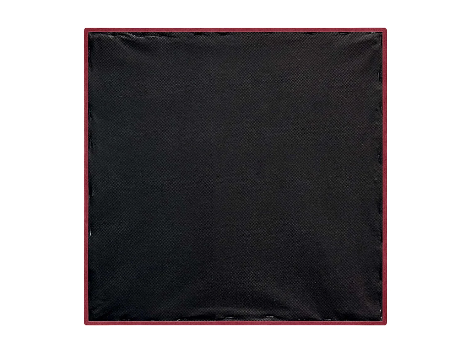 DHOME Set aus 1 selbstklebendem, gepolstertem Stoffpaneel für Wand, schallabsorbierend, Stoßschutz, Kopfteil (Rot, 50x50cm, x1)