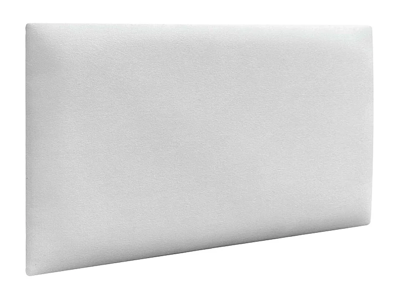 DHOME Pannelli Rivestiti in Tessuto Autoadesivi per Parete Acustici Assorbenti Protezione Impatti Testiere Decorazione (Bianco, 50x30cm)