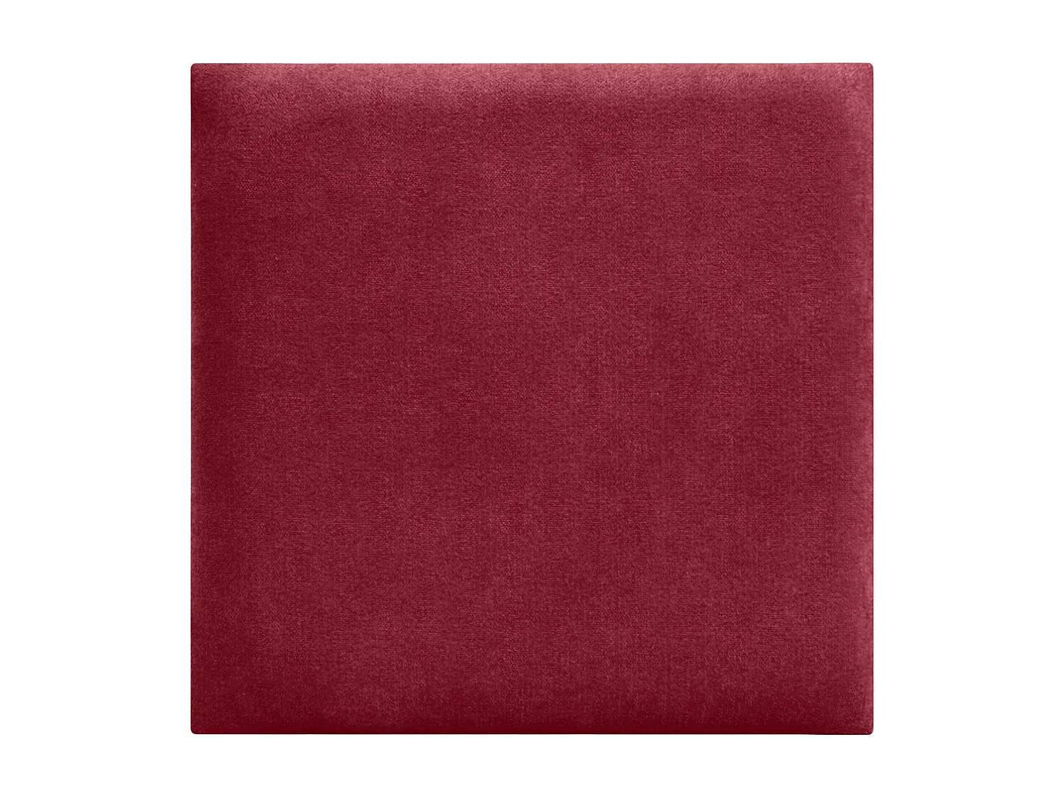 DHOME Lot de 8 Panneaux Rembourrés en Tissu Aqualine Autocollants pour Mur Acoustiques Absorbants Protection contre les Chocs (Rouge, 60x60cm, x8)