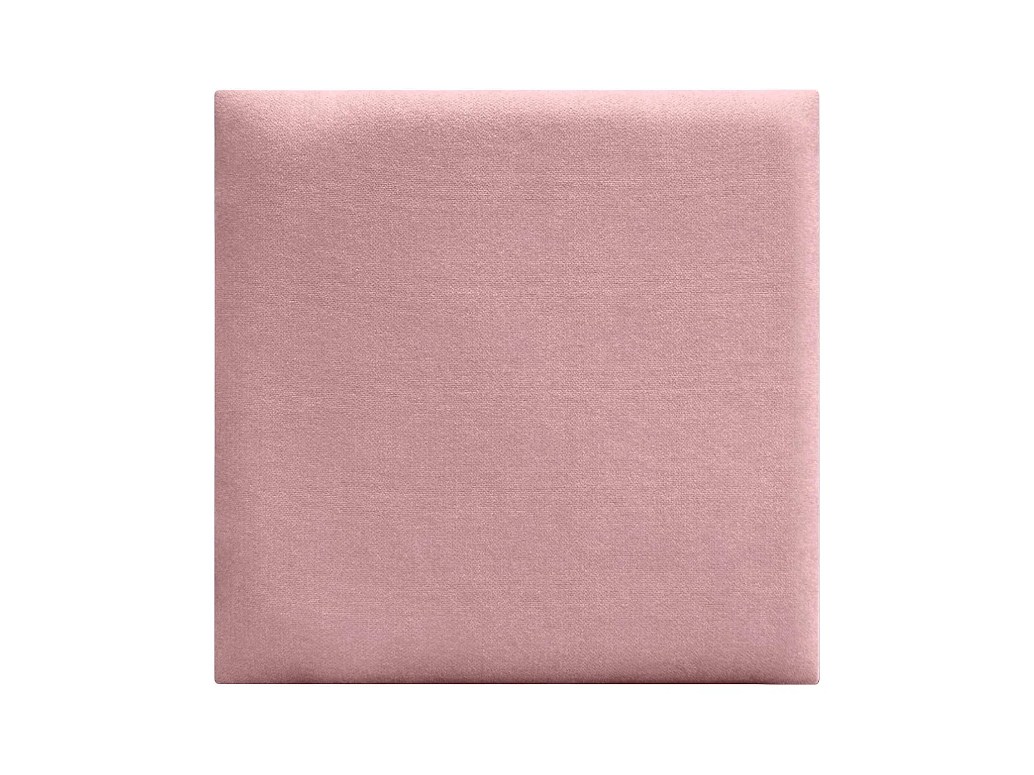 DHOME Lot de 6 Panneaux Rembourrés en Tissu Aqualine Autocollants pour Mur Acoustiques Absorbants Protection contre les Chocs (Rose, 50x50cm, x6)